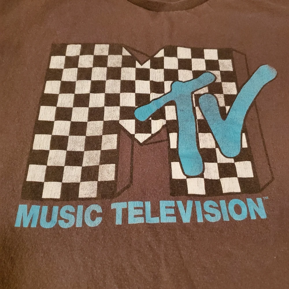 COPY - MTV gray t-shirt, size Medium - Picture 2 of 4